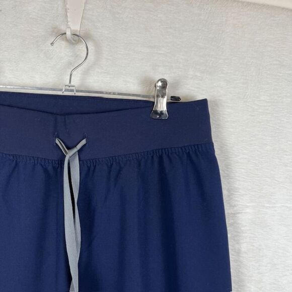 FIGS Technical Collection Navy Blue Scrub Pants Drawstring Stretch Size Medium - Picture 3 of 15